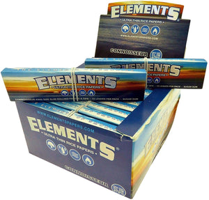 Elements Ultra Thin King Size Rice papers + Roach