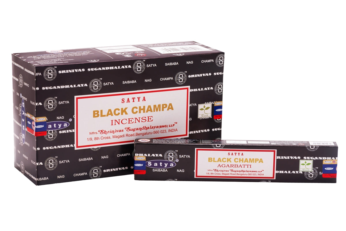 BLACK Nag Champa Incense Sticks