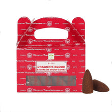 Load image into Gallery viewer, SATYA DRAGON'S BLOOD BACKFLOW DHOOP CONES