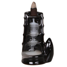 Load image into Gallery viewer, SPLIT BAMBOO FOUNTAIN BACKFLOW INCENSE BURNER