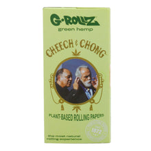 Load image into Gallery viewer, G-ROLLZ Cheech & Chong Classic Set 3 - Organic Green Hemp - 50 KS Papers + Tips & Tray