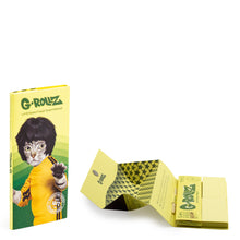 Load image into Gallery viewer, G-ROLLZ 'Kung Fu Dogs' Bamboo Unbleached - 50 KS Papers + Tips & Tray