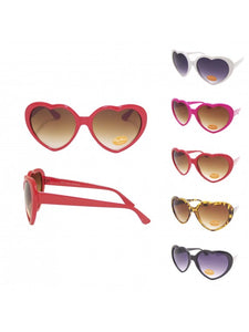 Heart Shape Sunglasses - 5 COLOURS