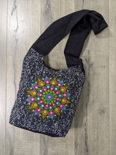Load image into Gallery viewer, Black Shoulder Bag With Mandala