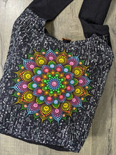 Load image into Gallery viewer, Black Shoulder Bag With Mandala