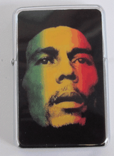 Load image into Gallery viewer, Chrome Silver Bob Marley – Zippo Style