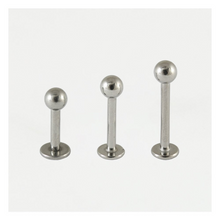 Load image into Gallery viewer, Steel Labret 1.2mm & 1.6mm  316L Surgical Steel