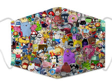 Load image into Gallery viewer, Face Mask - Cartoon Print