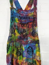 Load image into Gallery viewer, Tie Dye Dungarees