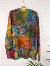 Load image into Gallery viewer, Tie Dye Multi Coloured 3 Button Shirt