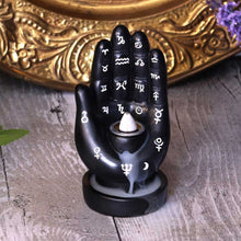Load image into Gallery viewer, Palmistry Backflow Incense Burner - Black