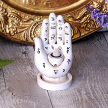 Load image into Gallery viewer, Palmistry Backflow Incense Burner - White