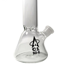 Load image into Gallery viewer, Sci-Fi 'Horizon' Glass Beaker Bong - Pink
