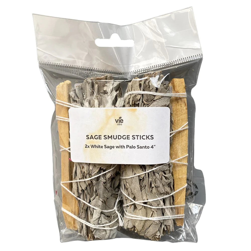 White Sage And Palo Santo Smudge Sticks