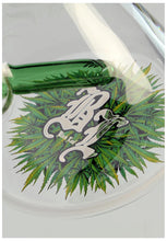 Load image into Gallery viewer, Black Leaf Leaves Ice Bong with 10-Arm Tree Percolator - 45cm
