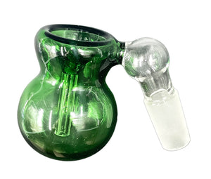 Glass Ash Catcher Bowl - Green 14mm