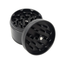 Load image into Gallery viewer, King Palm 62mm Black Ceramic Coated Herb Grinder
