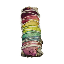 Load image into Gallery viewer, White Sage &amp; Chakra Petals Smudge Sticks
