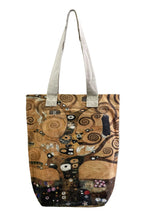 Load image into Gallery viewer, Klimt Tree of Life Art Print Cotton Tote Bag
