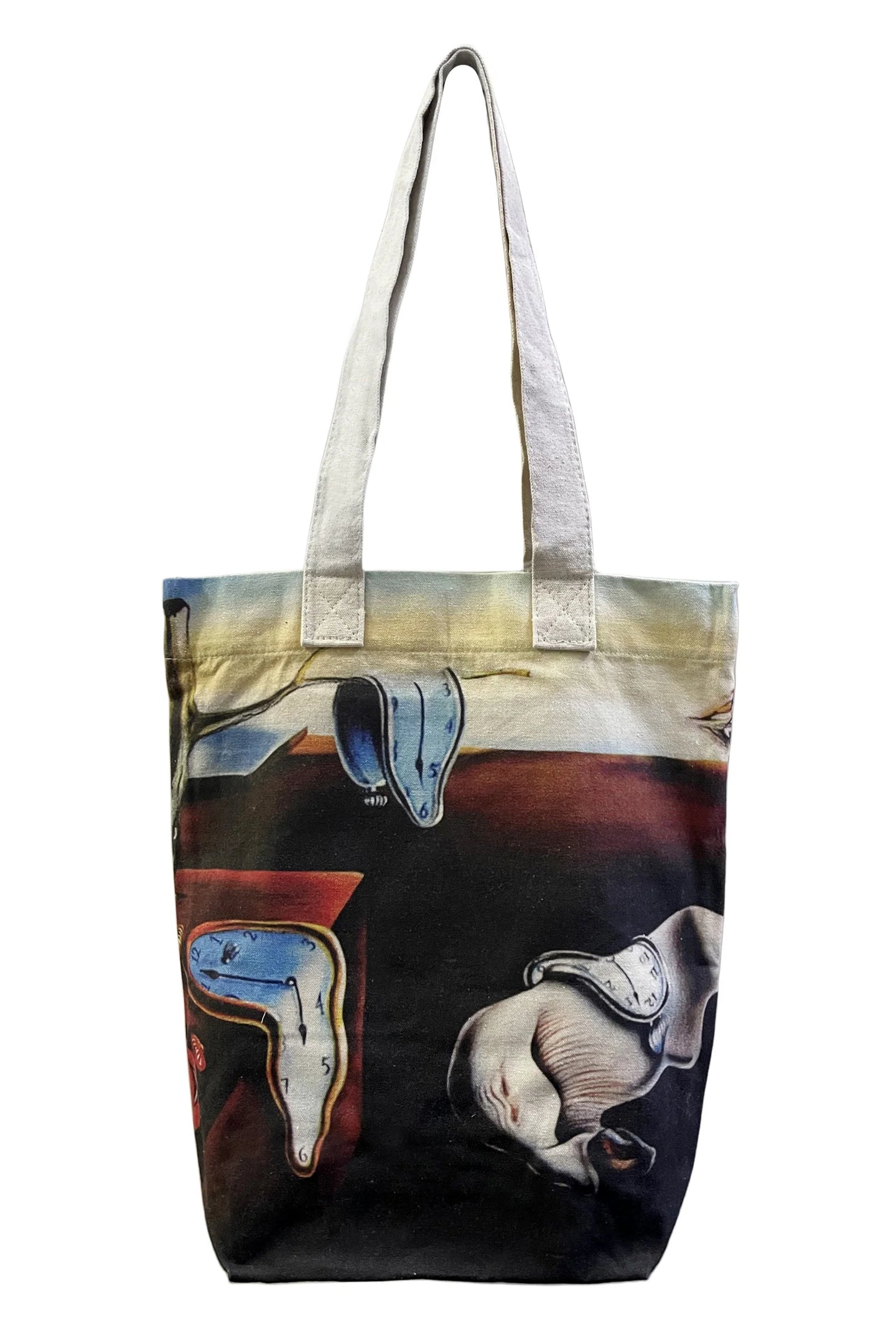 Dali The Persistence of Memory Art Cotton Tote Bag