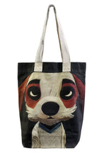 Load image into Gallery viewer, Jack Russell Dog Print Cotton Tote Bag

