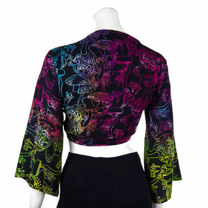 Mystic Mushroom Wrap Top
