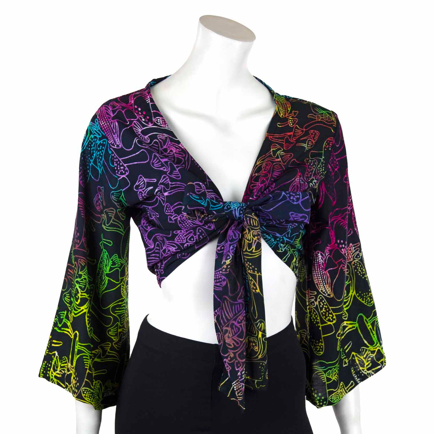 Mystic Mushroom Wrap Top