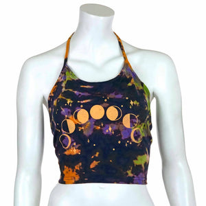 Moon Phases Halter Neck Top – Tie Dye