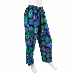 Aqua Coral Rayon Trousers