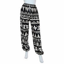 Load image into Gallery viewer, Cat Print trousers - Black
