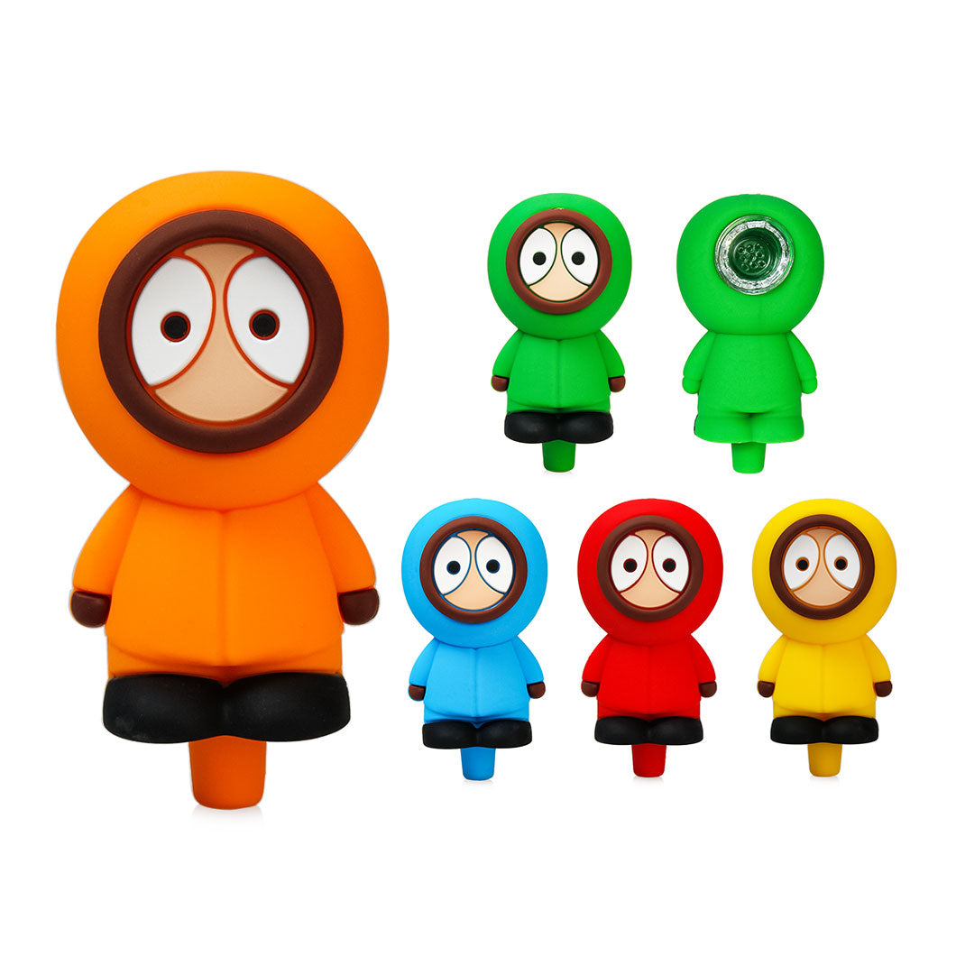 THE KENNY Silicone & Glass Pipe