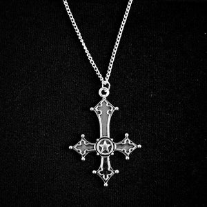 INVERTED CROSS NECKLACE