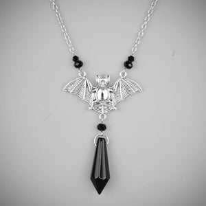 BAT CRYSTAL NECKLACE