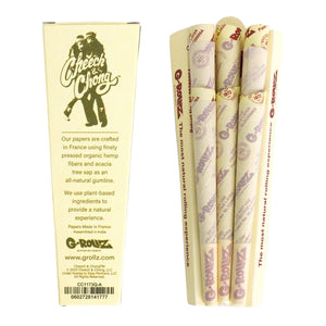 G-Rollz Cheech & Chong Organic Hemp Extra Thin '1¼' Pre Rolled Cones - 6 Pack