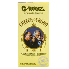 Load image into Gallery viewer, G-ROLLZ Cheech &amp; Chong(TM) Classic Set 2 - Organic Hemp Extra Thin - 50 KS Papers + Tips &amp; Tray
