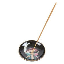 Load image into Gallery viewer, Forest Mushroom Ceramic Incense Stick Holder
