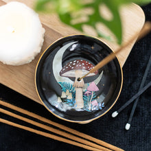 Load image into Gallery viewer, Forest Mushroom Ceramic Incense Stick Holder
