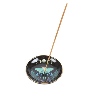 Luna Moth Ceramic Incense Stick Holder