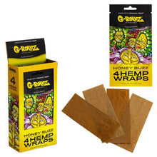 Load image into Gallery viewer, G-Rollz Honey Flavoured Hemp Wraps – 4 Pack
