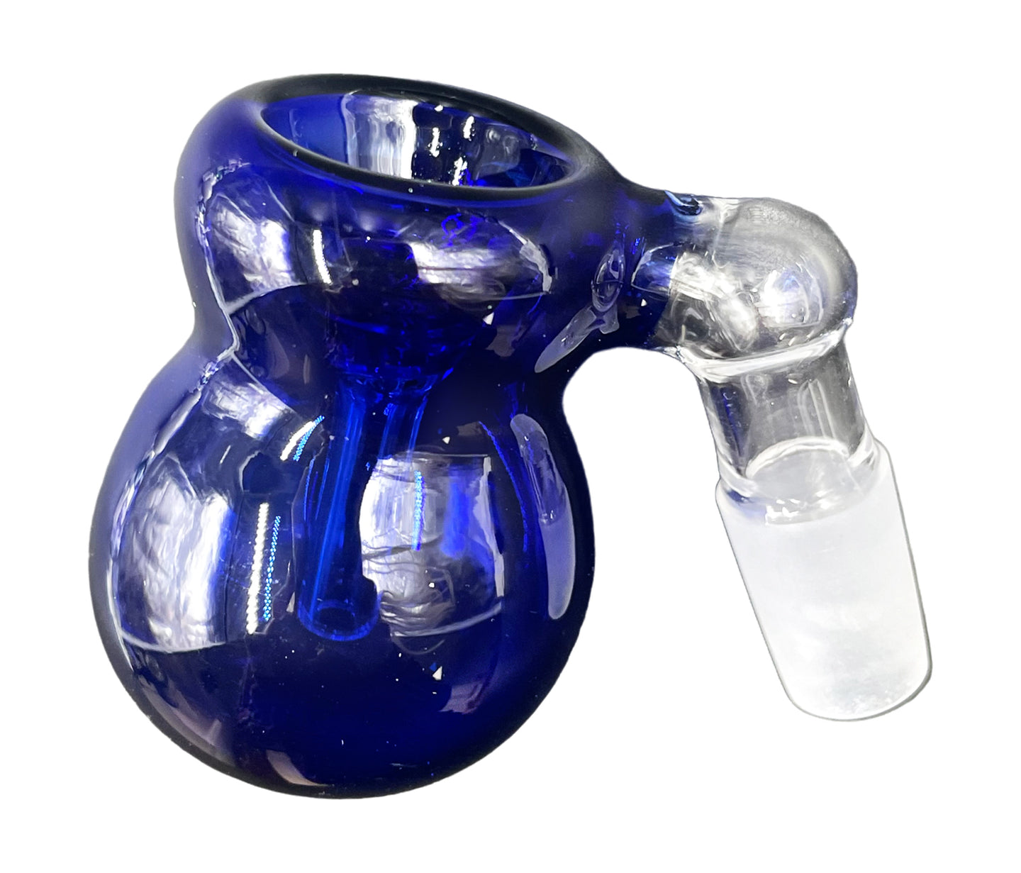 Glass Ash Catcher Bowl - Blue 14mm