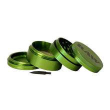 Load image into Gallery viewer, RAW Emerald Green - 4 part Aluminium 56mm Herb Grinder
