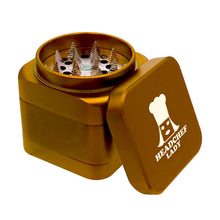 Load image into Gallery viewer, Headchef Lady Cube 55mm 4 Part Grinder – GOLD
