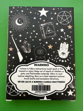 Load image into Gallery viewer, PACK OF 6 BLACK &#39;PROTECTION&#39; SPELL CANDLES
