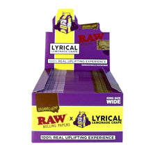 Load image into Gallery viewer, Raw x Lyrical Lemonade - GRAPE Kingsize &#39;WIDE&#39; - Organic Hemp Rolling Papers
