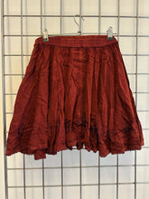 Load image into Gallery viewer, Short Embroidered Skirt - Copper
