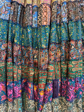 Load image into Gallery viewer, Recycled Saree Skirt/Dress
