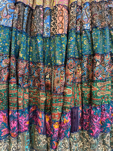 Recycled Saree Skirt/Dress