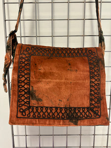 Vintage Indian Velvet Embroidered Side Bag