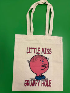 Little Miss Grumpy Hole Tote Bag