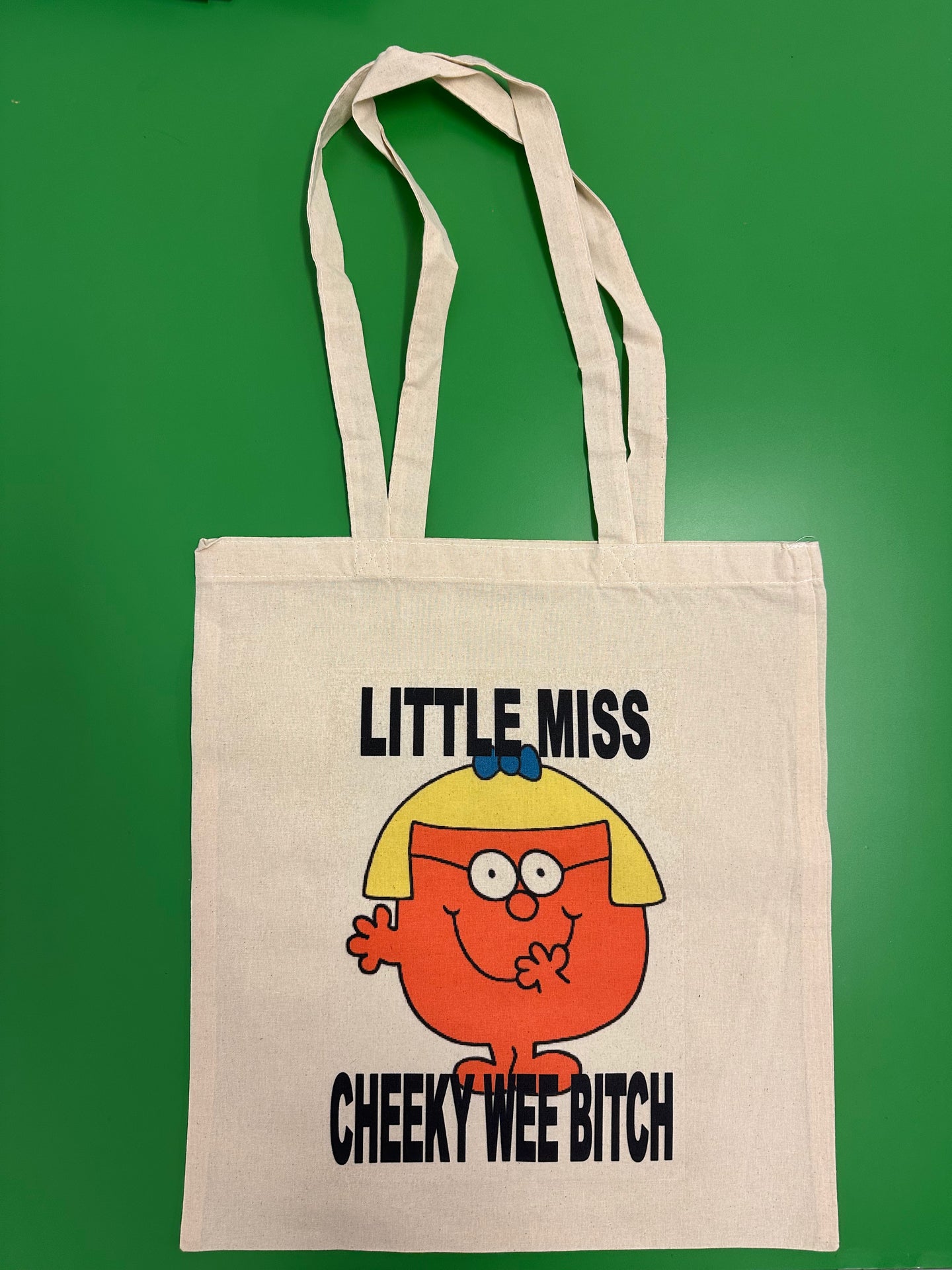 Little Miss Cheeky Wee Bitch Tote Bag